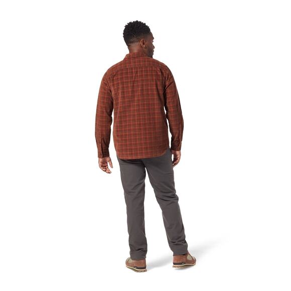 Royal Robbins Covert Cord Organic Cotton Plaid Shirt Button Down Mens Size Large - Picture 2 of 12